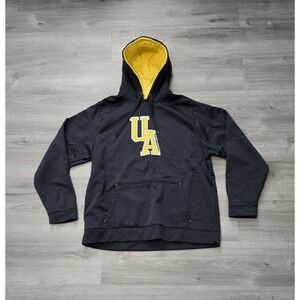 Under Armour Hoodie Mens Large‎ Black Outdoors Coldgear Loose Retro
